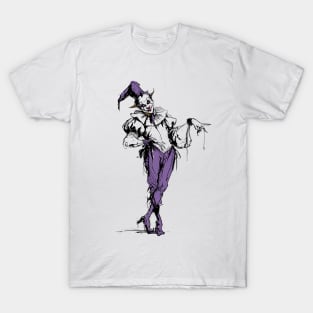 Original 70s Style Pierrot Design T-Shirt